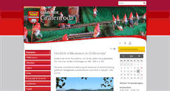 Desktop Screenshot of graefenroda.de